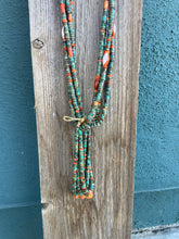 Load image into Gallery viewer, Navajo Jacla Beaded 4 Strand Necklace