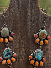 Load image into Gallery viewer, Sheila Becenti Royston Turquoise &amp; Spiny Drop Necklace Set