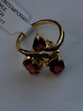 Load image into Gallery viewer, Garnet Ruby Sterling Ring 6