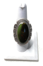 Load image into Gallery viewer, Old Pawn Navajo Sterling Silver &amp; Royston Turquoise Ring Size 9