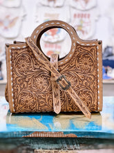 Load image into Gallery viewer, The Remington Tooled Leather Purse - Light