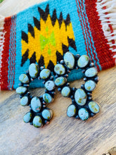 Load image into Gallery viewer, Navajo Sterling Silver &amp; Sonoran Gold Turquoise Dangle Earrings