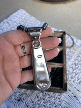 Load image into Gallery viewer, Star Gazer Zuni Inlay Sterling Silver Pendant By Matthew Jack