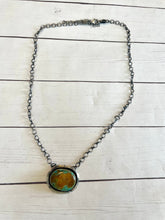 Load image into Gallery viewer, Navajo Sterling Silver &amp; Turquoise Necklace