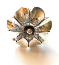 Load image into Gallery viewer, Navajo Sterling Silver Adjustable Flower Ring