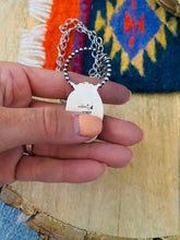 Load image into Gallery viewer, Navajo Sterling Silver &amp; Royston Turquoise Necklace Signed