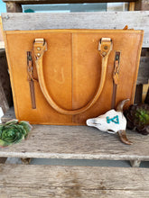 Load image into Gallery viewer, The Calamity Tote - Turquoise &amp; Rust