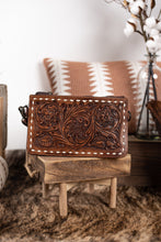 Load image into Gallery viewer, The Kip Tooled Leather Purse