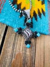 Load image into Gallery viewer, Handmade Sterling Silver &amp; Multi Stone Cluster Pendant