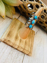 Load image into Gallery viewer, Beautiful Turquoise &amp; Sterling Silver Ring Size 6