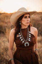 Load image into Gallery viewer, Shawn Cayatenito Dry Creek &amp; Coral Sterling squash Set Necklace