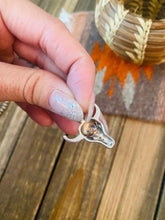 Load image into Gallery viewer, Handmade Sterling Silver Bullhead Pendant