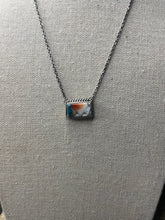 Load image into Gallery viewer, Navajo Sterling Silver Spice Bar Necklace Signed &amp; Stamped