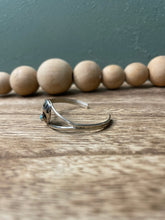 Load image into Gallery viewer, Navajo Sterling Silver And Turquoise Baby Bear Paw Cuff Bracelet