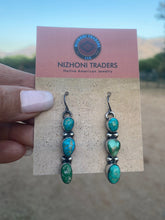 Load image into Gallery viewer, Sheila Becenti Royston Turquoise Drop Necklace Set